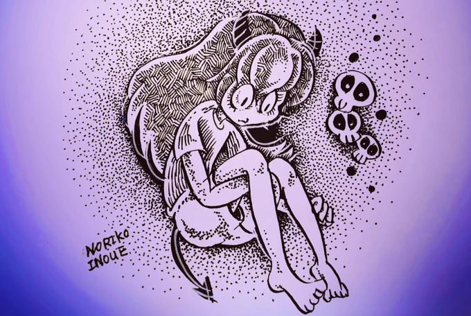 #イノウエノリコの絵
#イラスト 