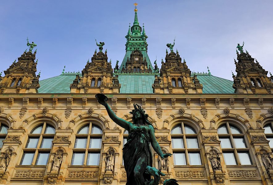 Hamburg City Hall, Germany.
