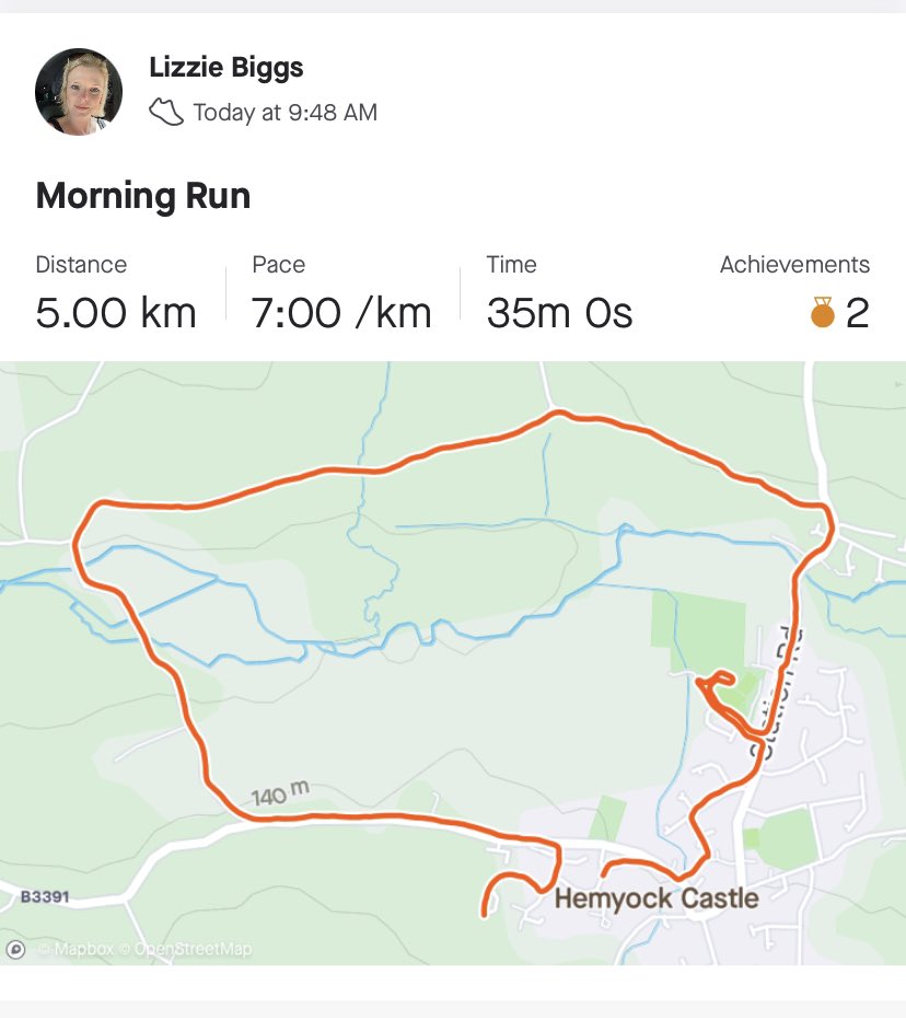 LizzieBiggs1's tweet photo. I did it! I ran 50km for Christopher! I have to help the rest of the gang hit the group 100km but with only 17km to go and 8 days left, we’ll do it. #forchristopher https://t.co/oSoPijDhgf