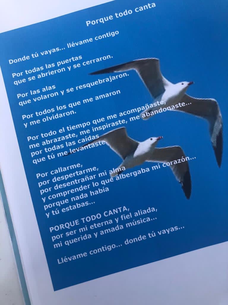 MariaVillarroya's tweet photo. #SantaCecilia
#PatronaDeLaMusica
#CorriendoPorMisVenas
#SilenciosCantados
#MariaVillarroya 
#LlevameContigo https://t.co/2MLlDGx8By