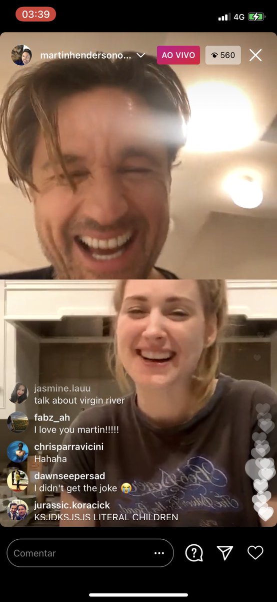 MelYJackVR's tweet photo. Bom dia pra quem ficou até as 4:30 vendo os #Piticos mais lindos do mundo @alexandrabreck1 @martinhenderson 5 dias para ver #VirginRiverSeason2 #MelyJack #Melck https://t.co/zuiJVV1EZV