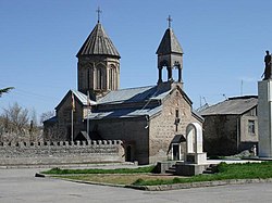 This is very usual. Here is Atsvatsatsin Church,e.g., an Armenian church in  #Tskhinval,  #SouthOssetia, which is the main church of the city and used by Armenians, Ossetians and Russians alike to pray in until today.