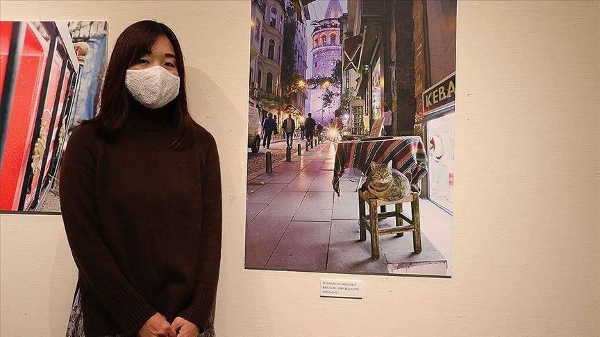 anadoluagency's tweet image. Japanese #traveler exhibits '#Turkishcat' in #Japan v.aa.com.tr/2052171