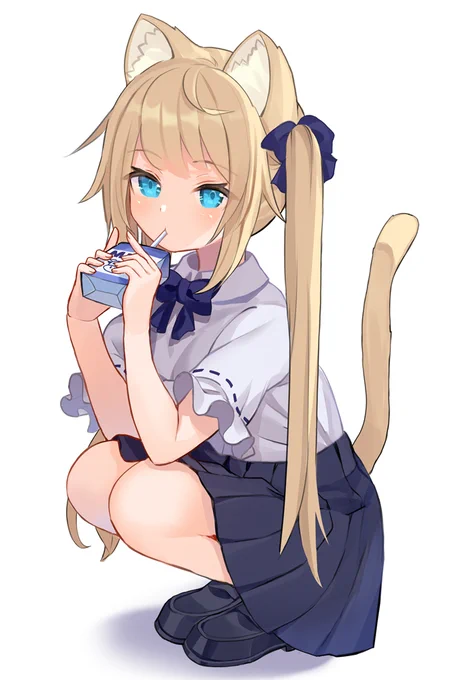 ねこついんて
#いいツインテールの日 