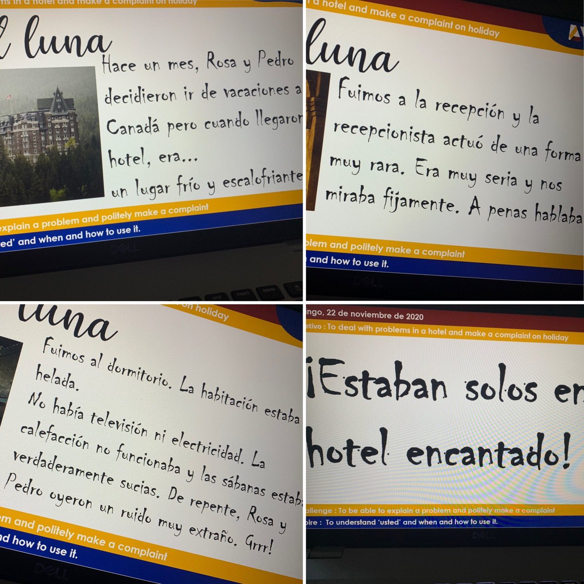 _HannahGregory_'s tweet photo. @carina_aborges an oldie but a goodie for horror hotel complaints! 👻 #mfltwitterati https://t.co/9RkvX0GIqt