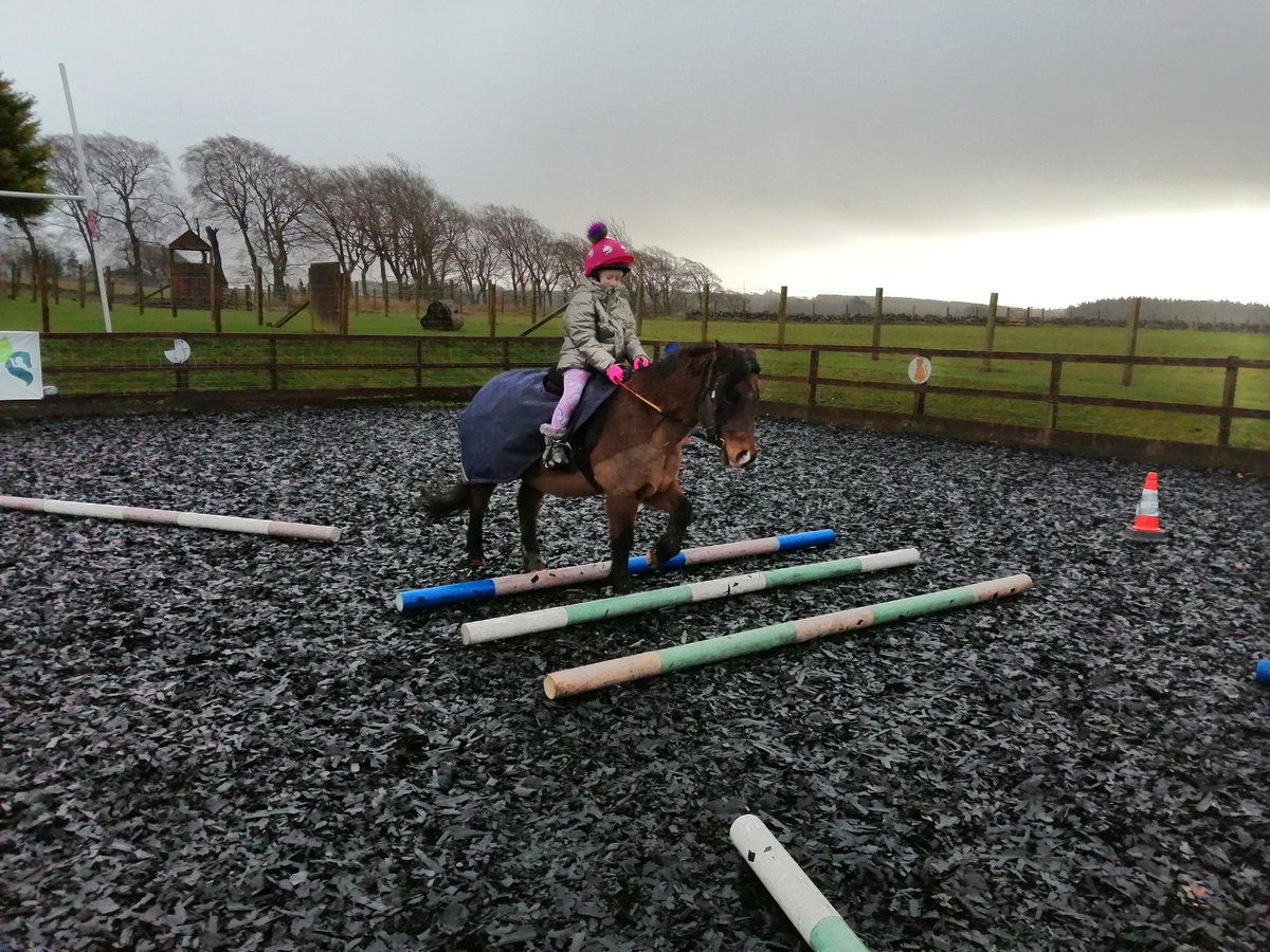 Equitotslanark's tweet photo. Great riding today out on the arena in the ❄️💦 #allweatherrider #ridewithconfidence #polework https://t.co/jq7g14ack4