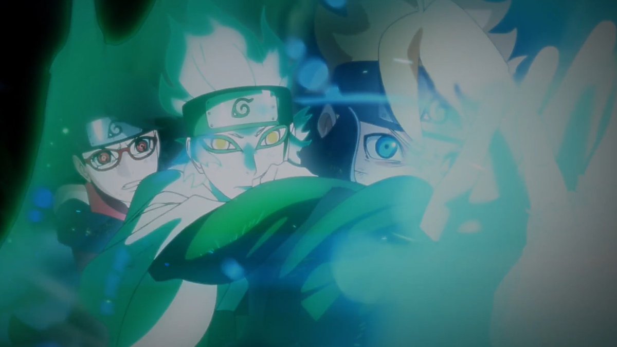 The Power Of Team 7 Boruto Sarada Mitsuki