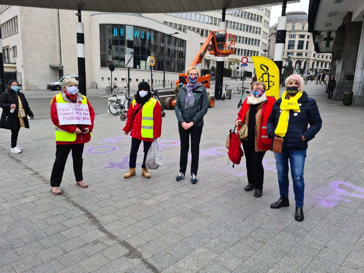 karinelalieux's tweet photo. Ensemble luttons contre les violences faites aux femmes. #amnesty #cffb #FPS #Mirabal https://t.co/un3seEtIAQ