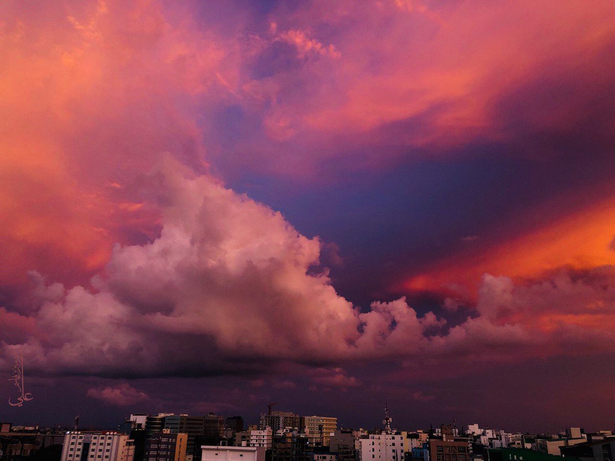 aliramyz's tweet photo. Today’s sunset. Varah nala, Masha Allah. https://t.co/T7X4Od6ESB