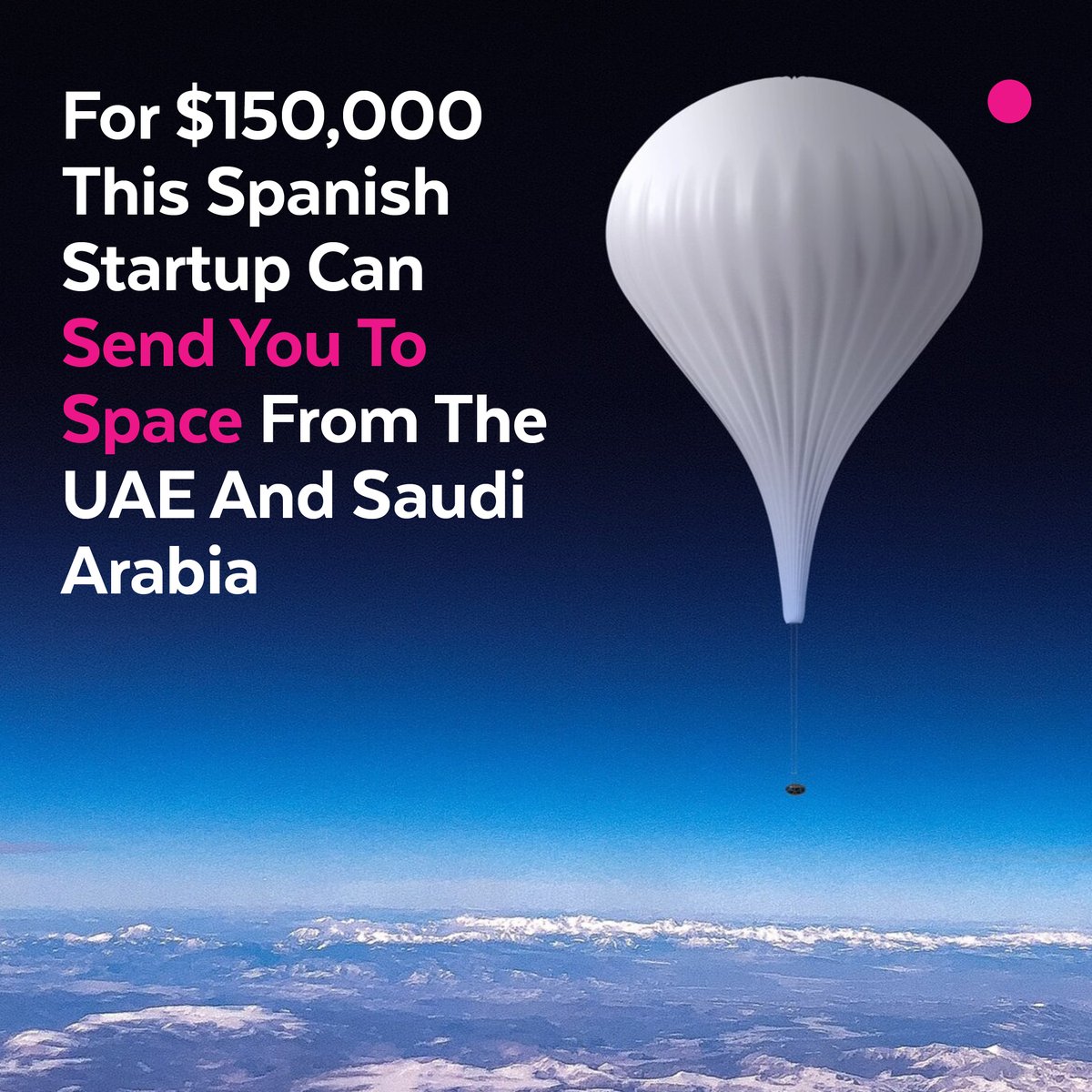 eradotmedia's tweet photo. 🚀For $150K, @EosXSpace can send you to #space

🛸Starting in 2021, it plans to send 10,000 people to space by 2030

🎈Using balloons, it will lift space tourists 40 km to the edge of space in pressurized cabins

📖Read more: https://t.co/pwOLAh696R

#eramedia #wayamedia #tech https://t.co/vrFeHarvwi