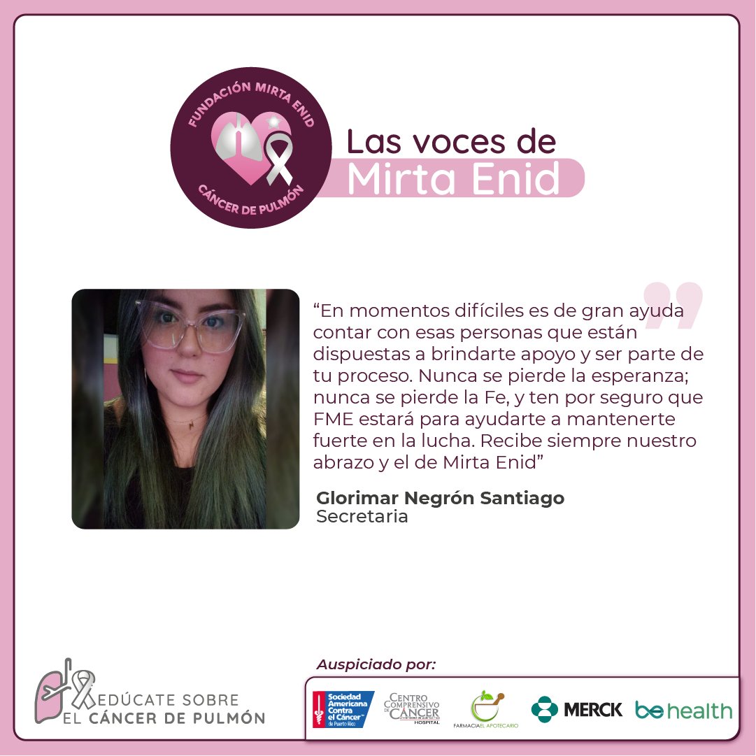MirtaEnid's tweet photo. #juntosvenceremoselcáncerdepulmón https://t.co/O1QGTV5h9K