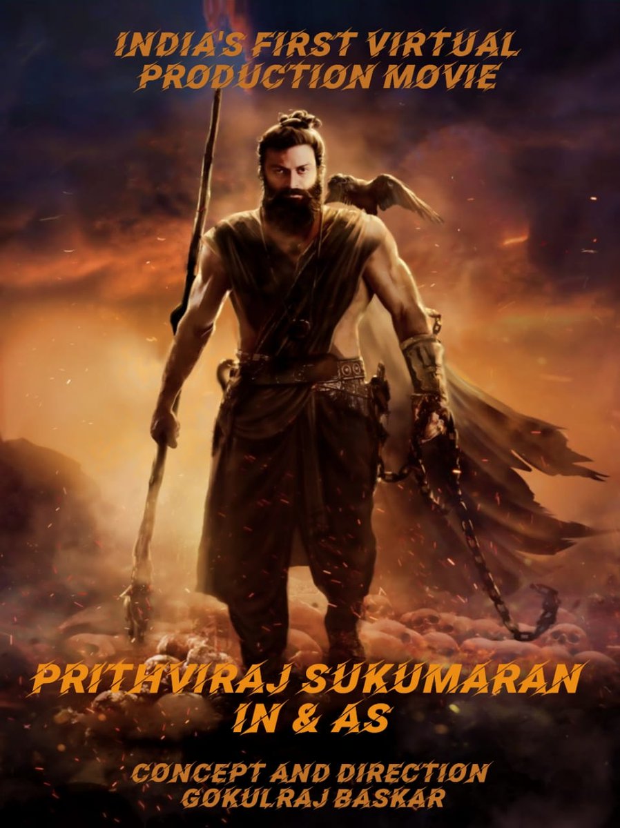 India's First Virtual Production Movie !
Poster Sketch 👌
#PrithvirajSukumaram #GokulRajBhaskar @PrithviOfficial @PrithvirajProd #MagicFrames