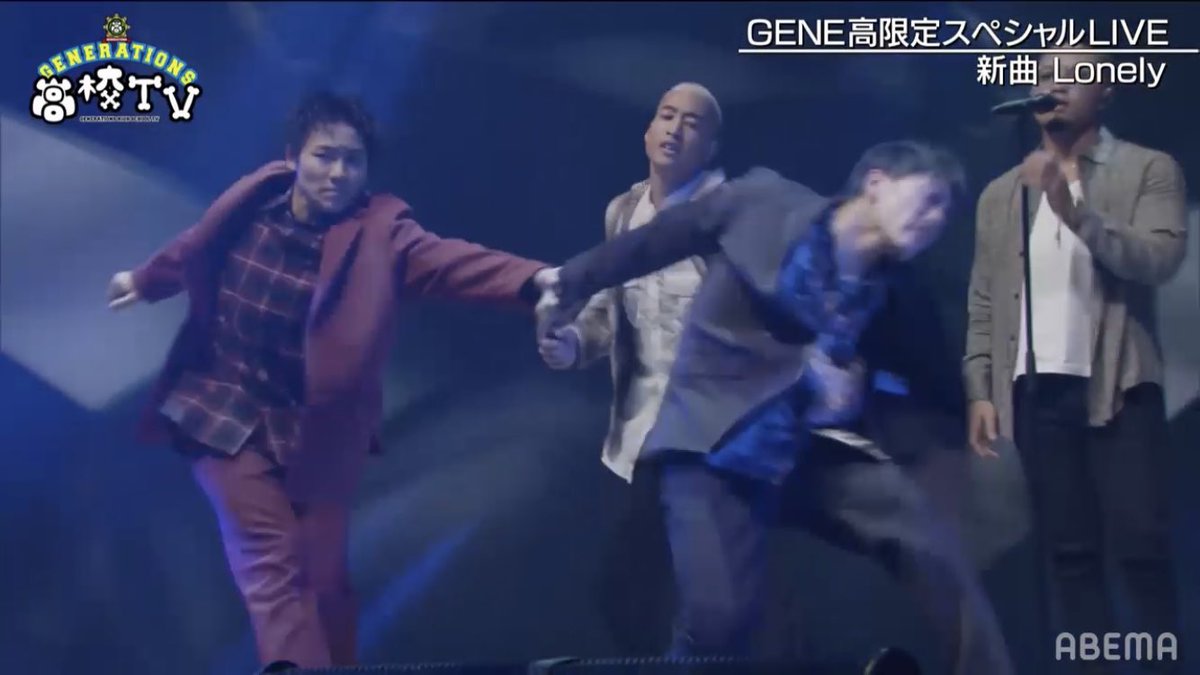 haruryota86's tweet image. lonelyのここ好き!!!
裕太くんが隼くんとメンさんに引っ張られてる
👽あぁ....って顔してるの好き

#GENERATIONS
#GENE高 
#GENE_Loading