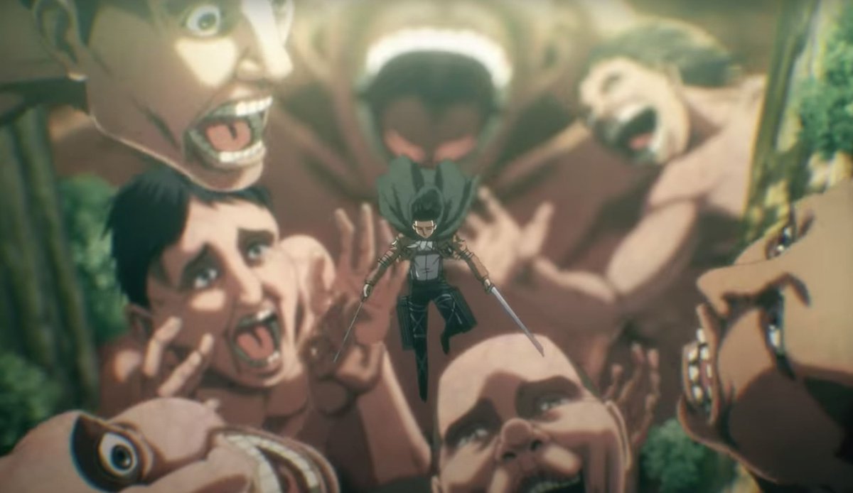 krinkira's tweet photo. reminder it’s 14 DAYS or 2 WEEKS LEFT until attack on titan season 4 😭🙏🏼 hoping all anime onlys get ready because even manga readers were not ready for this https://t.co/SVAIqcQsw9