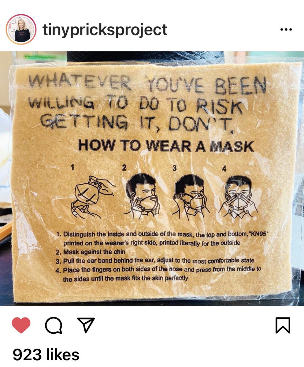 BitmojiMaddow's tweet photo. Stole this from #instagram #maddow #bitmojimaddow #tinypricks #tinypricksproject @TinyPricks 🙌🏼😷 https://t.co/BfmM7Sq6gN