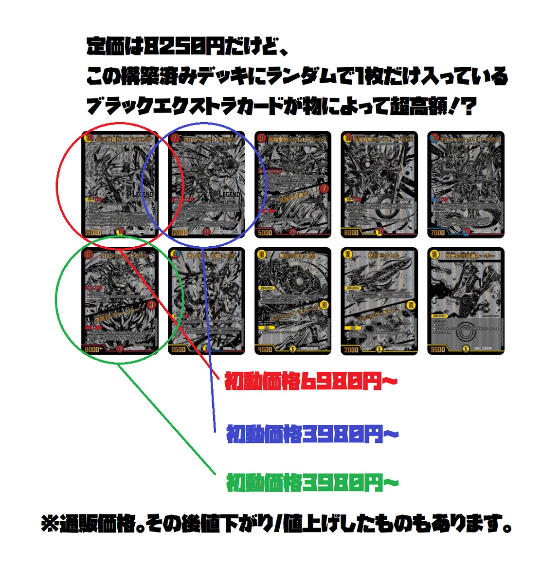 デュエルマスターズ】昨日発売された構築済みデッキ『蒼龍革命』が無