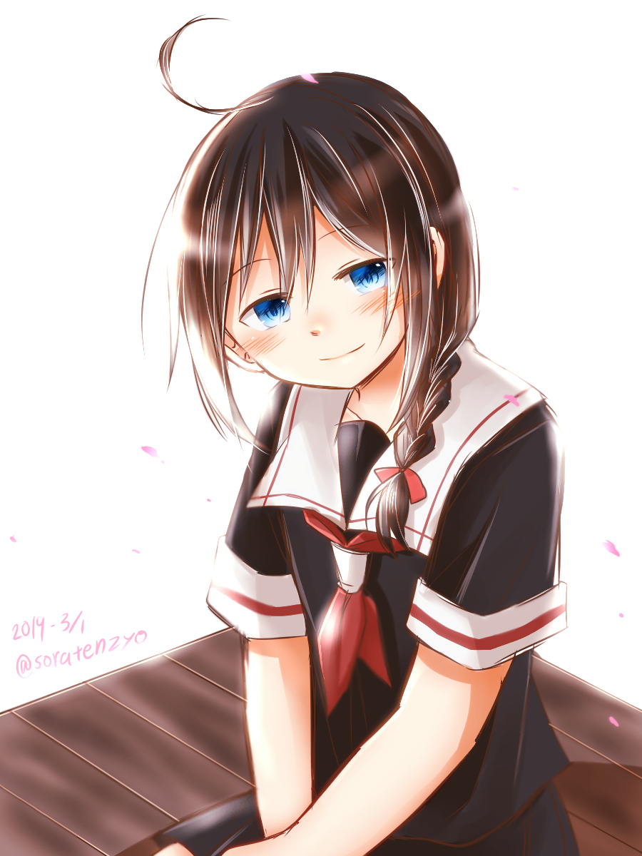 いい夫婦の日だそうなので嫁意識して描いた時雨さん詰め☔️ 