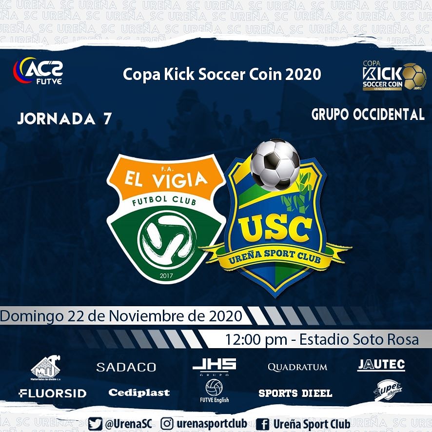 VisionDva's tweet photo. #CopaKickSoccerCoin || Volver a ganar 🤩

El azucarero @UrenaSC buscará al medio día de hoy la victoria vs @AtleticoElVigia por la jornada 7 de la copa kick Soccer coin buscando asegurar un cupo en la siguiente ronda 🗣 https://t.co/lTQsDsDUjX