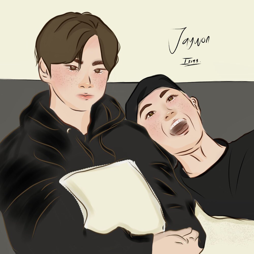 EN___2193's tweet photo. just wonie &amp; his favorite hyung clinging onto each other 

@ENHYPEN_members 

#enhypenfanart #newartist #digitalart #enhypen #jungwon #jay https://t.co/blJVuYpQl4