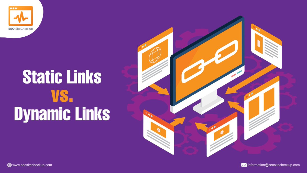 Seositecheckup's tweet image. The debate regarding dynamic vs. static links continues to rage amongst webmasters. Click the link to Learn What Static and Dynamic Links are and which is best for SEO: buff.ly/3d9Q6XS.

#linkbuilding #dynamiclinks #staticlinks #seo #searchengineoptimization #seotips