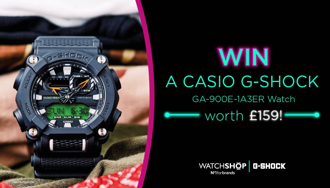 WatchShop's tweet image. ⚡️#WIN ⚡a @GShockUK watch worth £149! 🌟#BLACKFRIDAY

TO ENTER:
Follow @WatchShop 
Follow @GShockUK 
Comment below #THEBLACKOUT #WATCHSHOP for an extra entry! 

#Competition ends Tues 24th at 12pm 💥 
ow.ly/MuVj50CmGRm

T&amp;amp;C's apply: ow.ly/uieU50CmGRn