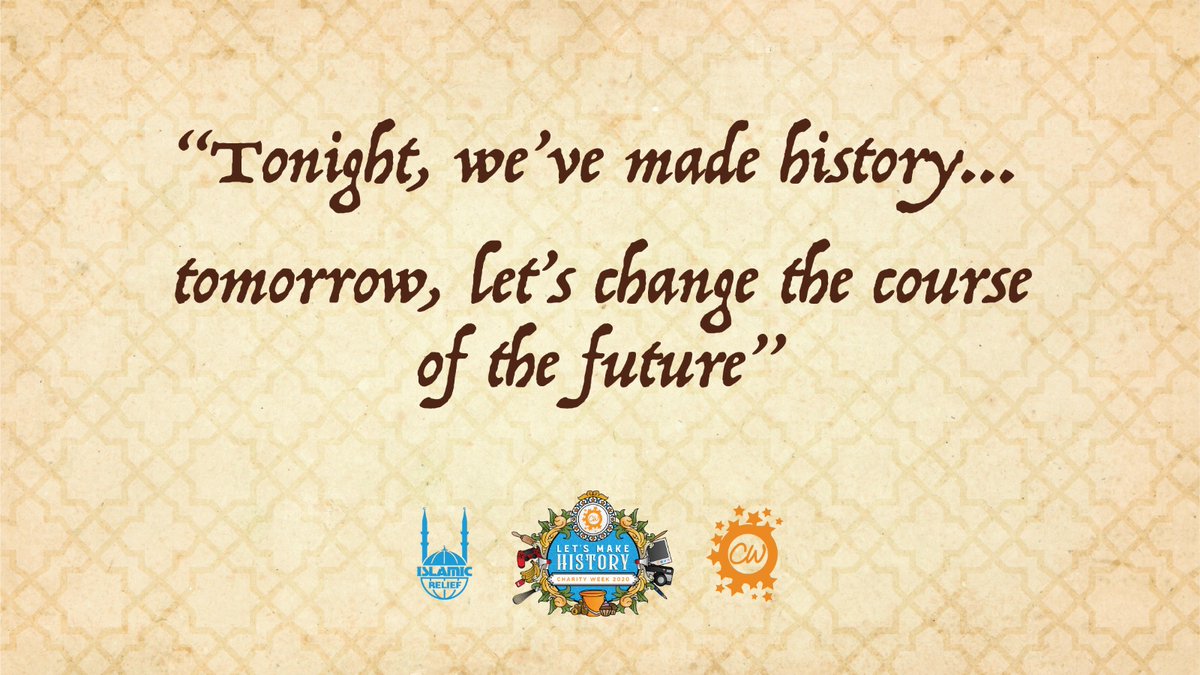 CharityWeek's tweet photo. Alhamdullilah we did what we set out to do and #CW2020 has drawn to a close but it doesn't stop here! Watch this space to see how 2020 donations were used and keep an eye out to see what 2021 brings π https://t.co/IIepBUzoqn