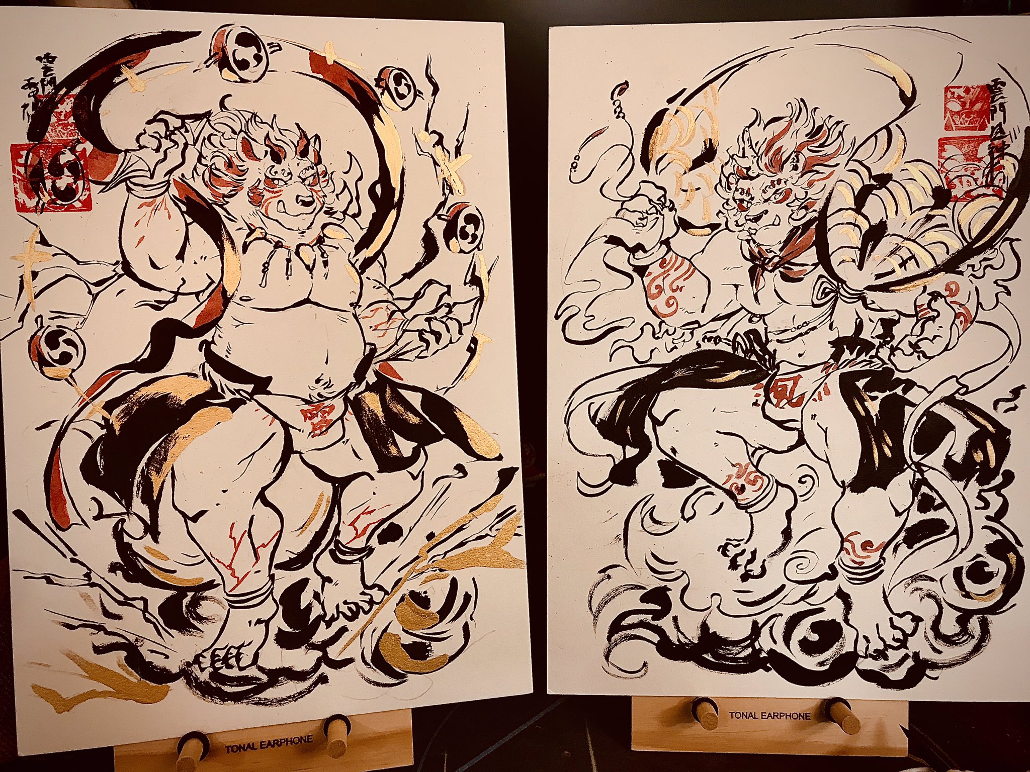 丹克denk 風神雷神完成https T Co 2hutkf8wue Twitter