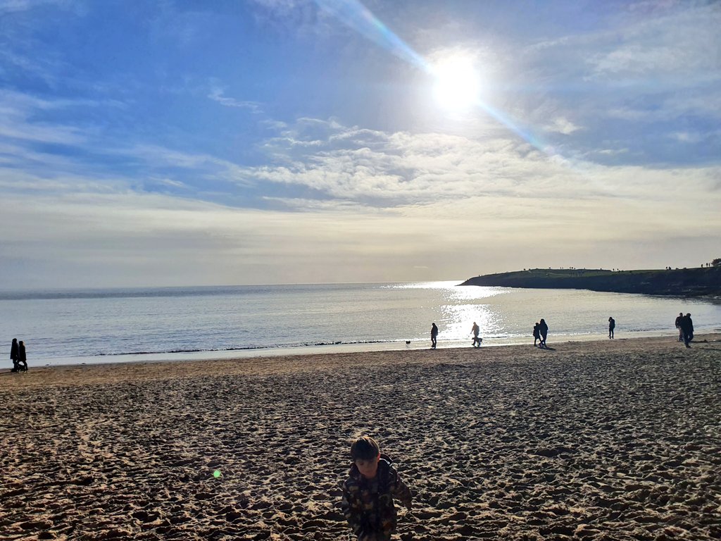 livdon84's tweet image. Sunny Sunday morning stroll. First time the dog has been to the beach since March..he was beyond excited! 🐕 #diggingdog #beachwalks #wintersunshine