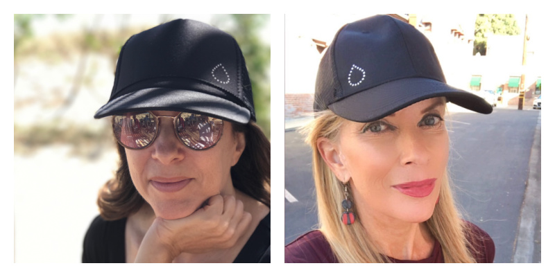 thehumantrial's tweet photo. Meet two of our talented Executive Producers Marla and Greer. Not only are they champions of the film, they help us and @beyondtype1 in showing the world what it means to live with T1D. Here they are wearing their #thedropspotted caps. https://t.co/MxOs73rlBJ