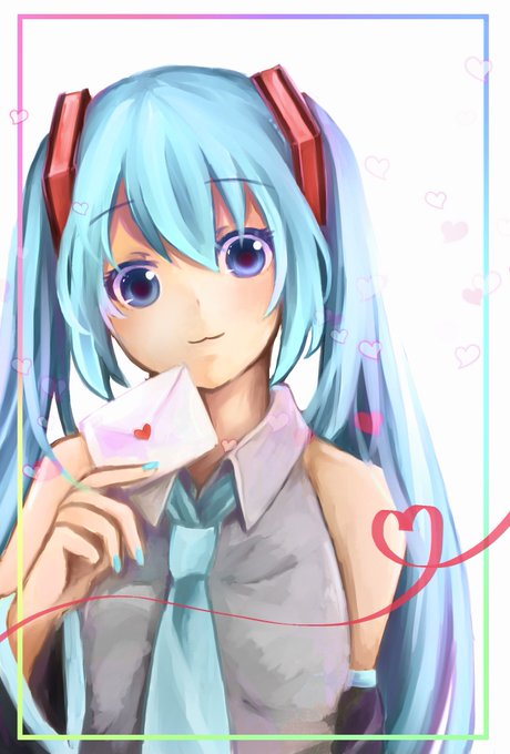 ずっと塗りかけだったミクさん塗った 