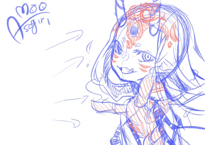 パート4;模様からの線画です(๑╹ω╹๑ )
最近はずっとクリスタの鉛筆ツールを線画に使ってるのでざらっとした感じに仕上げていきます(='∀`)人('∀`=)目とかは気分で描き込み度をかえてます♪ 