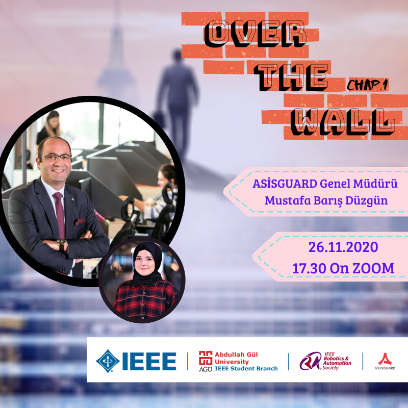 ieee_agu's tweet photo. Sektör ile aradaki duvarları yıktığımız Over The Wall serimizin ilk bölümü 26 Kasım 17.30'da Asisguard'ın Genel Müdürü M. Barış Düzgün'ün katılımıyla gerçekleştireceğiz. Sizleri de bu seride aramızda görmekten mutluluk duyarız.
Detaylı bilgi: https://t.co/Hp3bY5Ondw
@ieeetrsb https://t.co/wSWVK43D4f