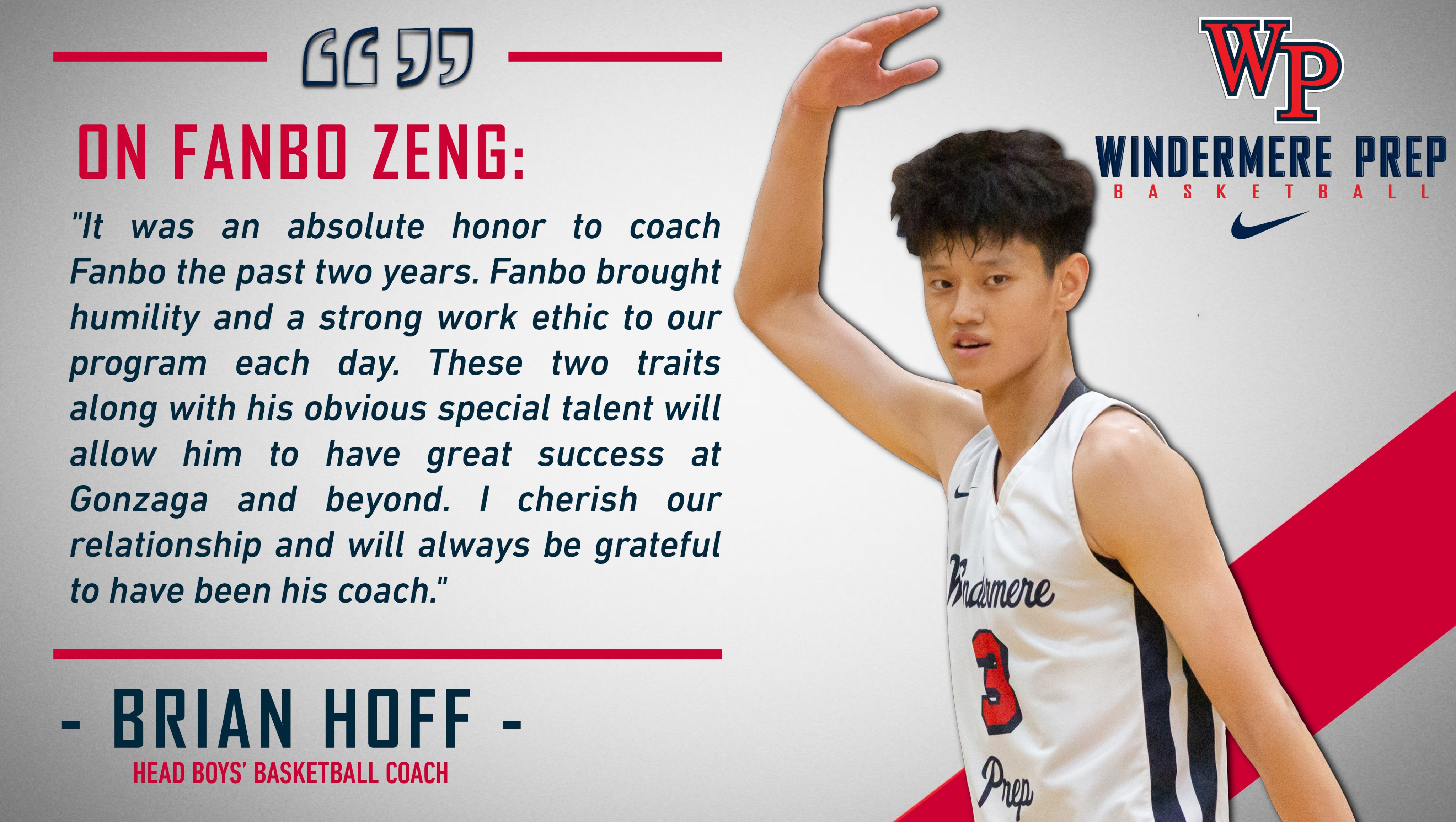 Big man on campus: Fanbo Zeng brings A-game to Windermere Prep, Observer  Preps