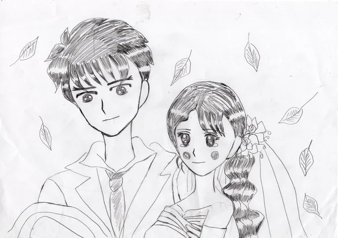 #イラスト
#落書き
#大まる
#いい夫婦の日 