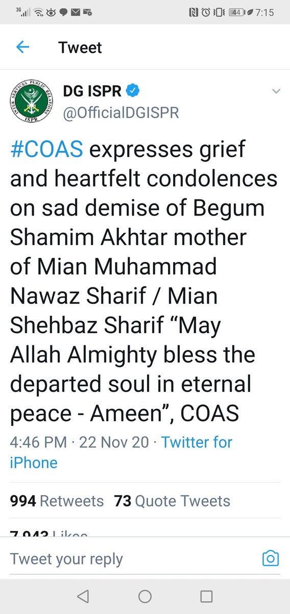 TM_Journalist's tweet photo. #PakistanArmy and #PMImranKhan are on "one page", forget about tweet timings. https://t.co/qjZ78ioNSa