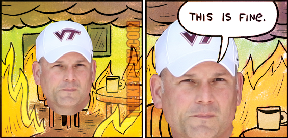 thekeyplay's tweet photo. "Tone-Deaf" #Hokies https://t.co/n857HXHpJf https://t.co/gUcK5FY0DN