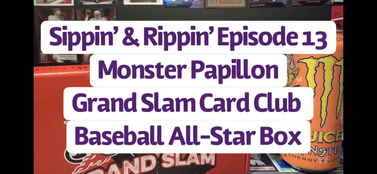 FMSportsCards's tweet photo. Pretty nice subscription box...Sippin' &amp; Rippin' Episode 13: GRAND SLAM CARD CLUB ALL-STAR BASEBALL BOX https://t.co/bPBKGiOiGX #grandslamcardclub #sportscards #thehobby #collect #baseballcards #monster #firstmillennial #millennial #sports #rip #rippin #florida #tampa #YouTuber https://t.co/ehvBSDGvPH