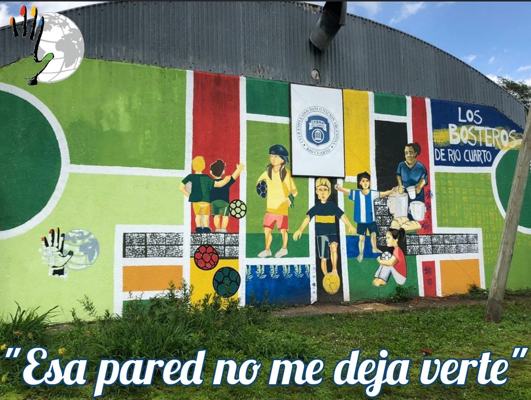 silviorasmusen's tweet photo. 30° ANIVERSARIO DE CIUDADES EDUCADORAS-MURAL PARTICIPATIVO🎨🏘️
 Junto a la peña "Los bosteros de Rio Cuarto" y el merendero "Fútbol Callejero", realizamos el mural participativo "Esa pared que no me deja verte", #RioCuarto
#RioCuartoCiudadEducadora
@CE_AmLatina @EducatingCities https://t.co/gFcxJoh3Dx