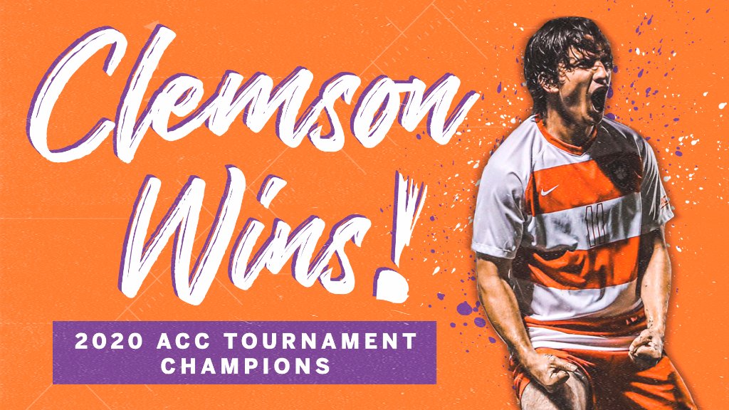 🏆 ACC CHAMPIONS 🏆

<a href="/ClemsonMSoccer/">Clemson Men's Soccer</a> wins the <a href="/ACCMSoccer/">ACC Men's Soccer</a> Tournament! 🐅