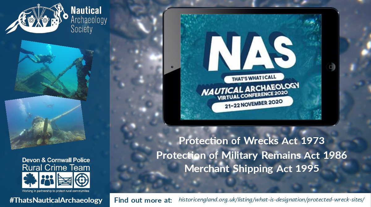 DCPoliceRural_D's tweet photo. @DC_Police #HeritageCrime Liaison Officers were at the virtual @NautArchSoc conference this weekend. Brill talks from around the 🌎, lots of work going on to #protect our shared #UnderwaterCulturalHeritage. Great to chat with @PWAssoc about the future. #ThatsNauticalArchaeology https://t.co/KK4Sfy6U1K
