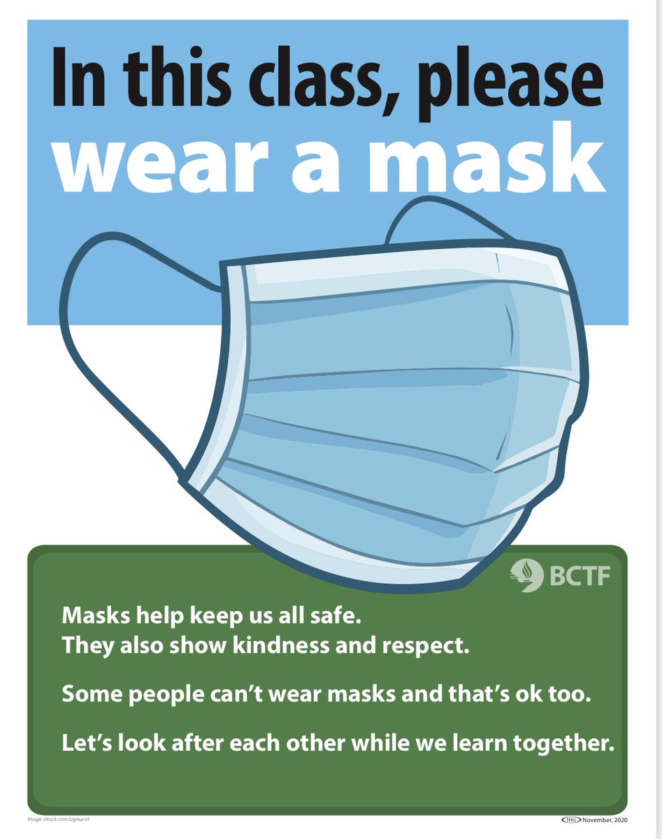 bctf's tweet photo. #BCed teachers shouldn’t have less protection than other workers. #BCpoli and the PHO should be doing more. But in the absence of their assistance, help each other. Use this poster to increase mask use in schools.

Colour: https://t.co/vGb2FQHtlb

B&amp;W: https://t.co/iTUhAePwc4 https://t.co/kMMYNRHerF
