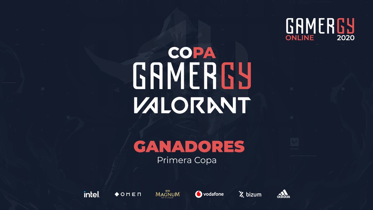 GAMERGY's tweet photo. 👐 ¡Estos son los cracks que ganan la primera Copa de #Valorant de #Gamergy2020!

@qebra_, @xero0s, @LouZ_VAL, @StazyyVL y @FamseKK se llevan como #DONE la primera posición y 750€ frente a @VeteranosClub, que consiguen 350€ 🏆

Próximas copas 👉 https://t.co/KxdxmVTL8d https://t.co/UNrpBooXmp