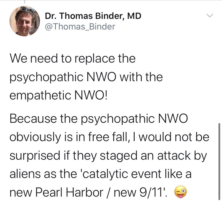 But the author of that thread believes in a full house of conspiracies: anti-semitism, Pearl Harbour, 9/11, Bill Gates and now Covid. MN really should feel qualified enough to have an opinion on the credibility of such a source, and to desist from amplifying him.