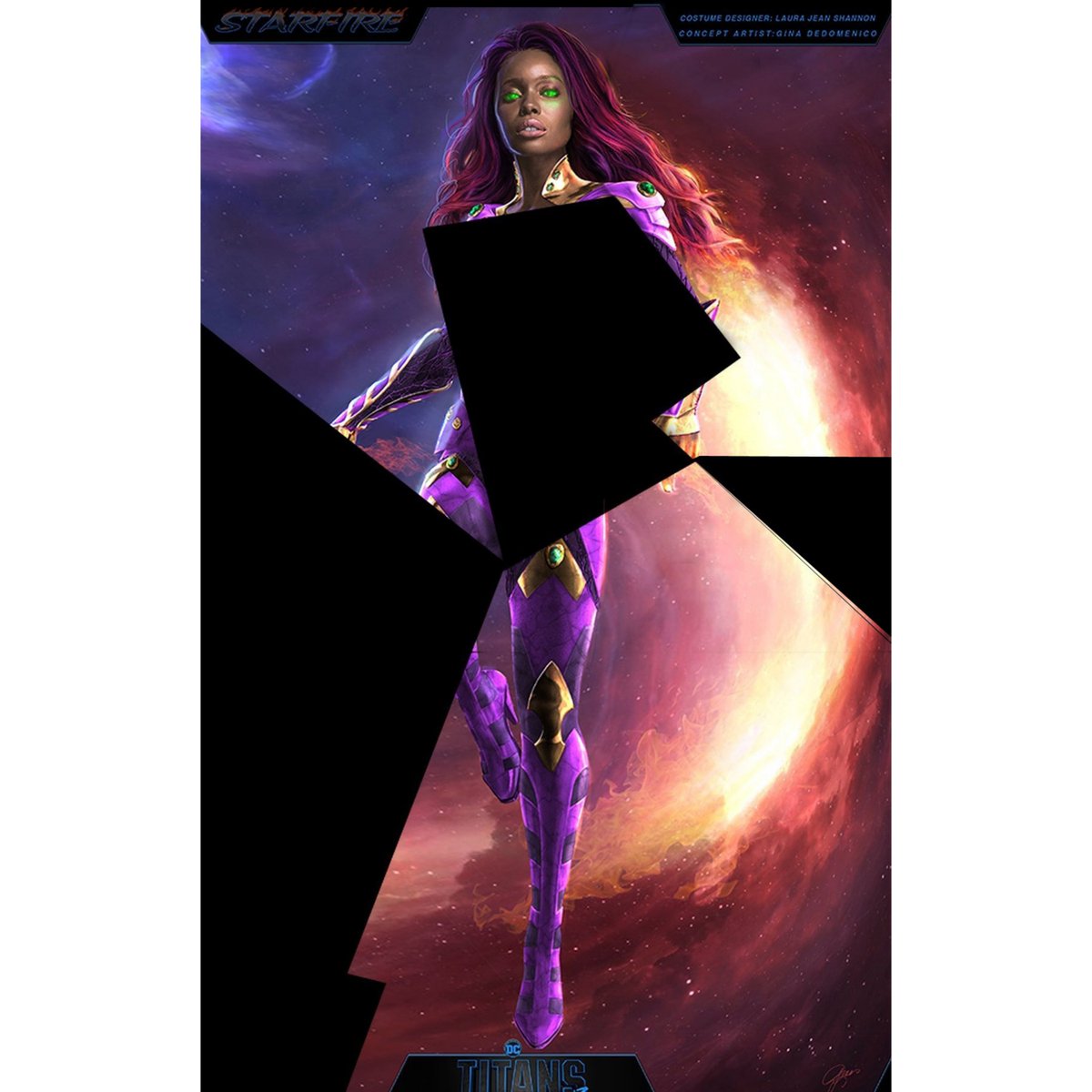 GeekSpeed_'s tweet photo. ¡YA CASI!😱❤⚡

Ya casi tenemos completo el vistazo completo al nuevo traje de #Starfire en la tercera temporada de #DCsTitans y se ve épico❤🤯 https://t.co/iBPbJWKIbN