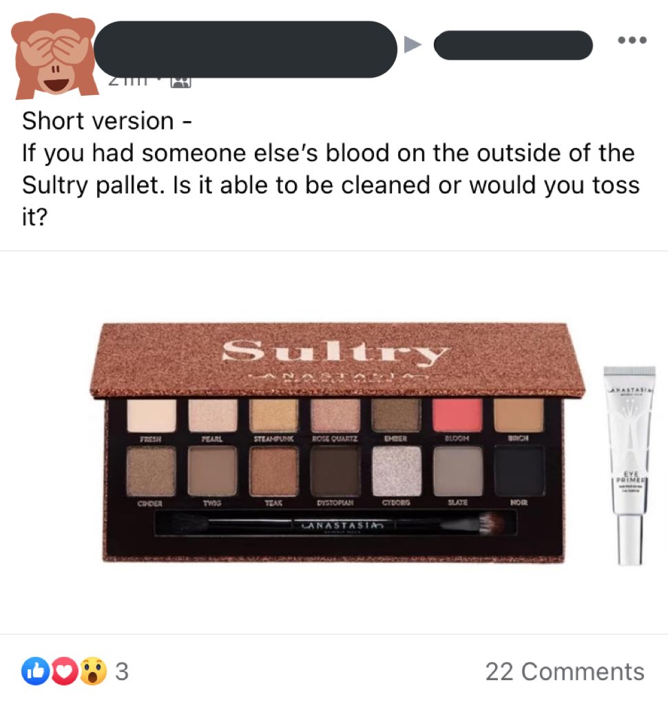 ok i’m starting a thread because this makeup group i’m in is insanity