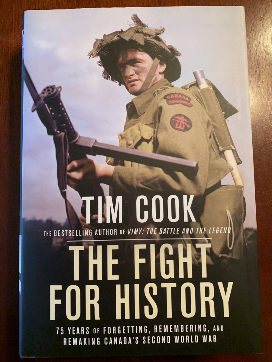 Another great work by Tim Cook from <a href="/CanWarMuseum/">Canadian War Museum</a>. “The Fight For History” details the often shameful treatment by our nation of our Second World War legacy and the fight to honour it properly. One wonders how the wars of our service will be considered over the next 75 years.