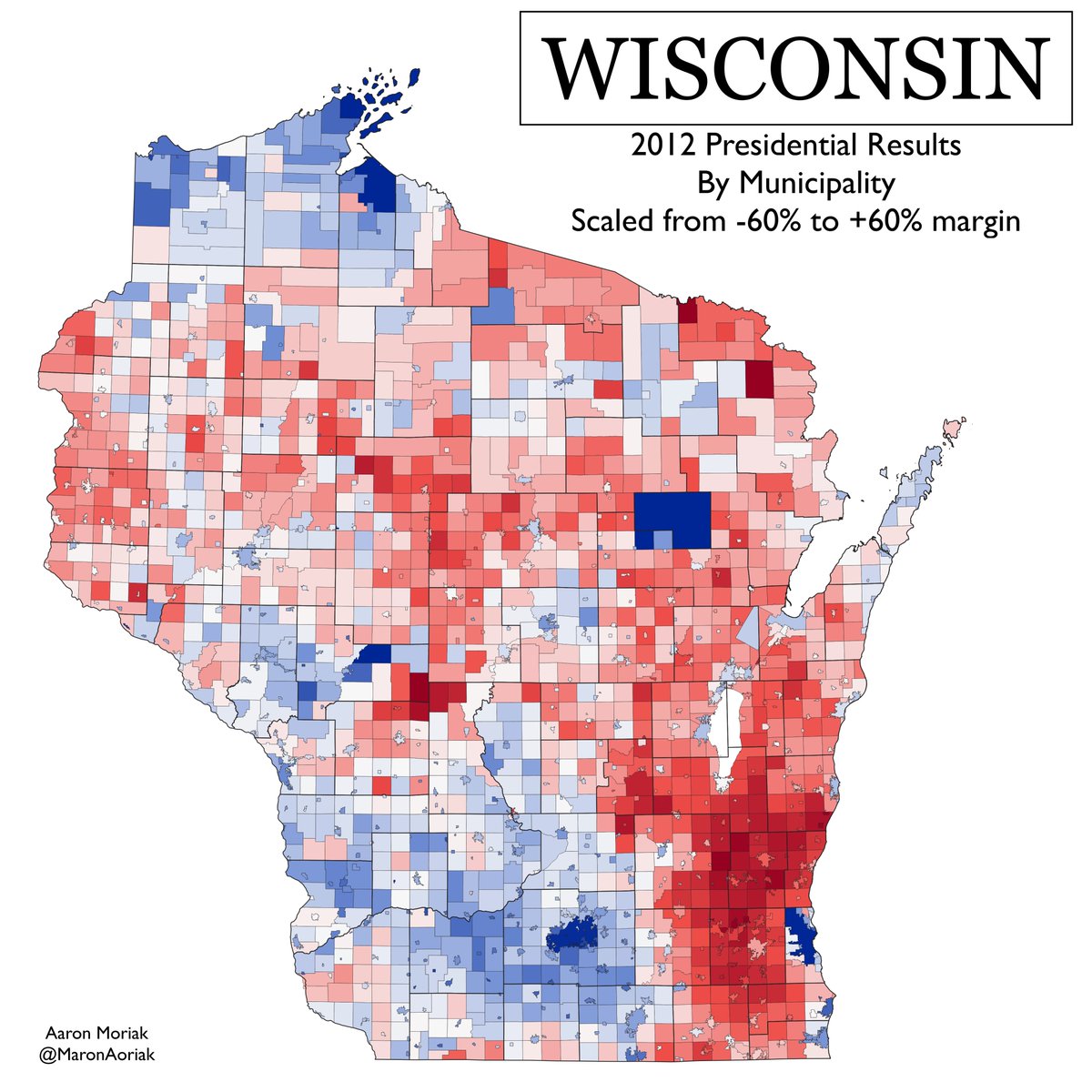 Here& #39;s the last 3 elections by municipality, where you can see how the political geography has shifted over the past decade.I& #39;m going to get these results for earlier elections as well gov races to better see the shifts