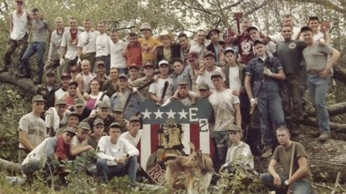 jasonbwalker's tweet photo. @reveille Happy Birthday, Rev! - From Company E-2 (Classes of 1990, ‘91, ‘92, &amp; ‘93) and on behalf of Rev V, pictured here at the 1989 Bonfire Cut. https://t.co/z4Z2b8KPT3