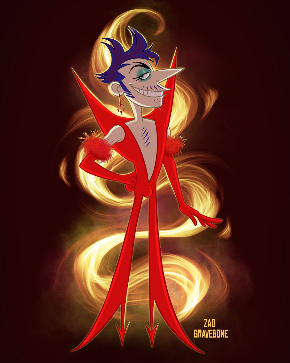 ZoeAbbett's tweet photo. This is my dream outfit, but sadly I have no costuming skills...so I drew a cartoon instead 🔥

#dragking #dragartist #cartoonist #procreateapp #procreateart #cartoonking #devilking #lgbtartist #nonbinary #nonbinaryartist #transdragking #dragkings #zadgravebone #zadgravebonedrag https://t.co/BP0GF66rQt