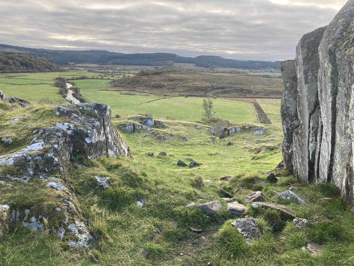 Beyond the gate were houses & workshops working copper, lead, iron, gold & silver.An important trading centre with goods such as rare minerals, pottery & glassware, Dunadd fell to Aengus in 736AD but still considered important & in the 1500s royal proclamations were read there